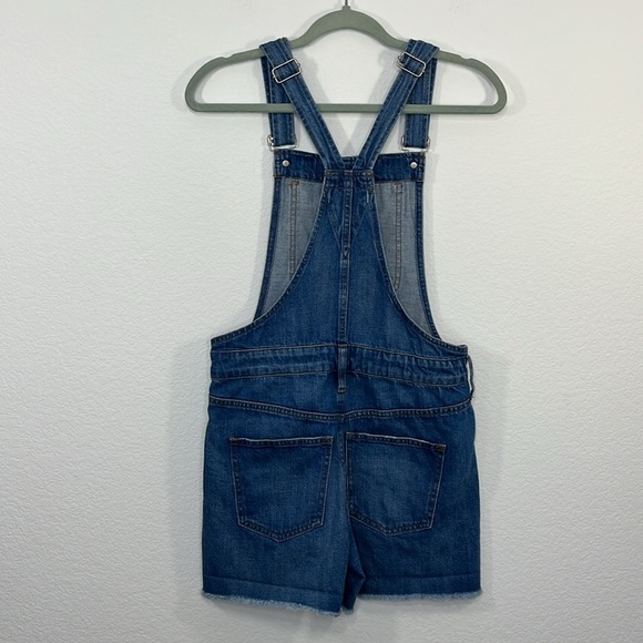 Madewell Adirondack Short‎ Overalls in Denville Wash size XS - Picture 4 of 11